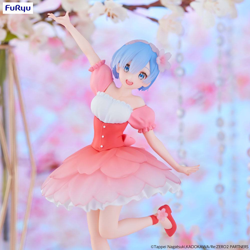 Re: Zero Trio-Try-iT PVC Statue Rem /Cherry Blossoms 21 cm