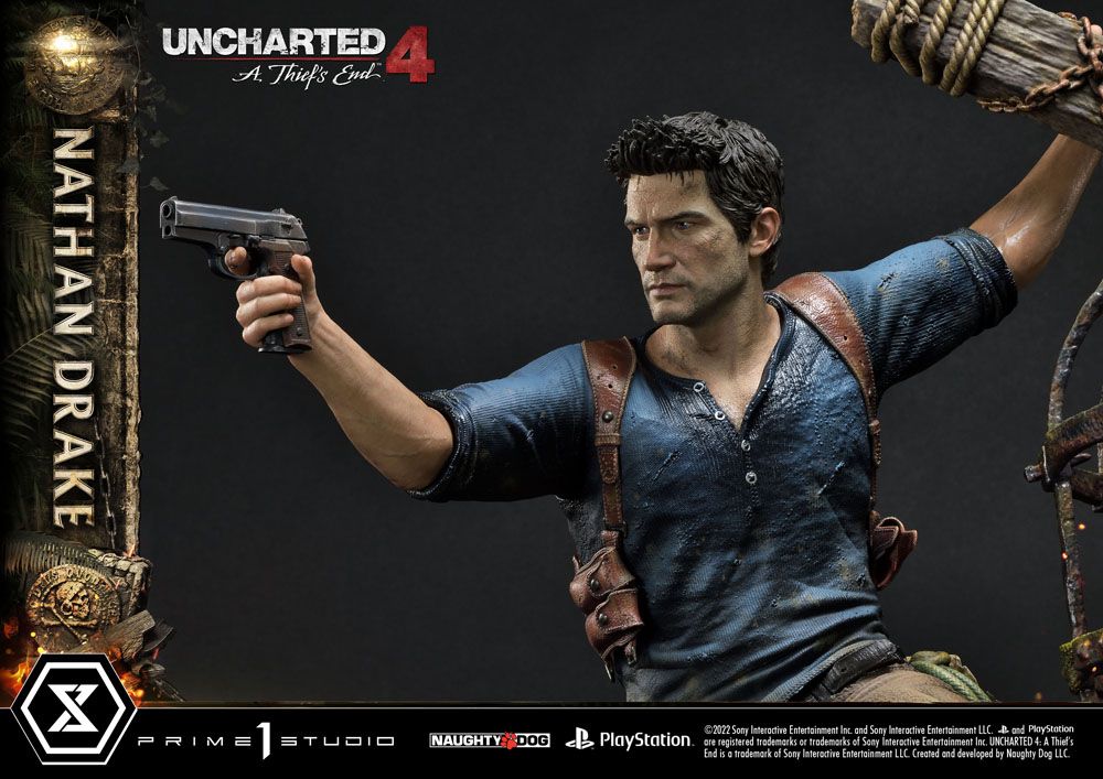 Uncharted 4: A Thief&#39;s End Ultimate Premium Masterline Statue 1/4 Nathan Drake 69 cm