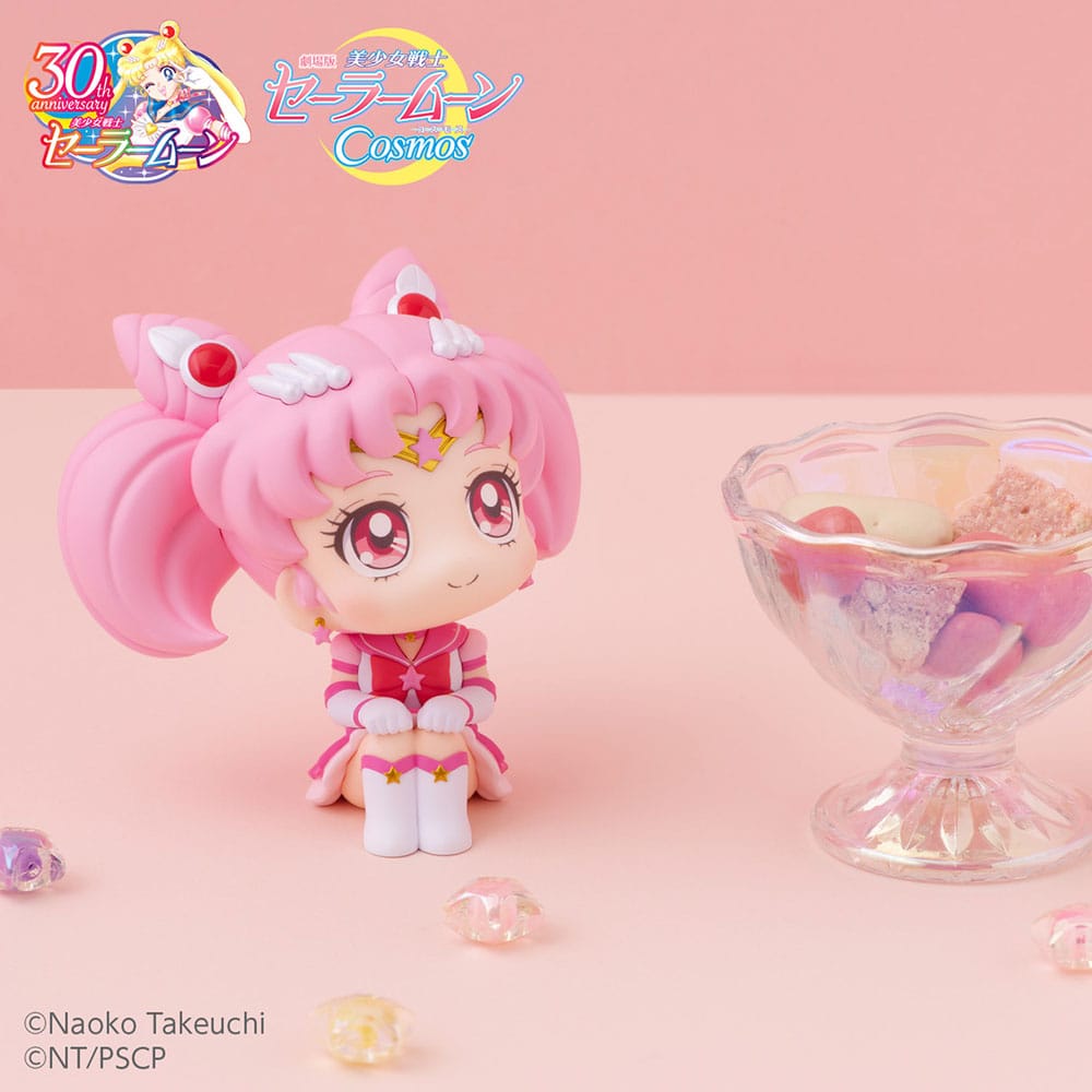 Sailor Moon Cosmos The Movie Look Look Up PVC Statues Eternal Sailor Moon &amp; Eternal Sailor Chibi Moon LTD Ver. 11 cm