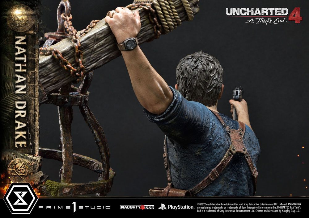 Uncharted 4: A Thief&#39;s End Ultimate Premium Masterline Statue 1/4 Nathan Drake 69 cm
