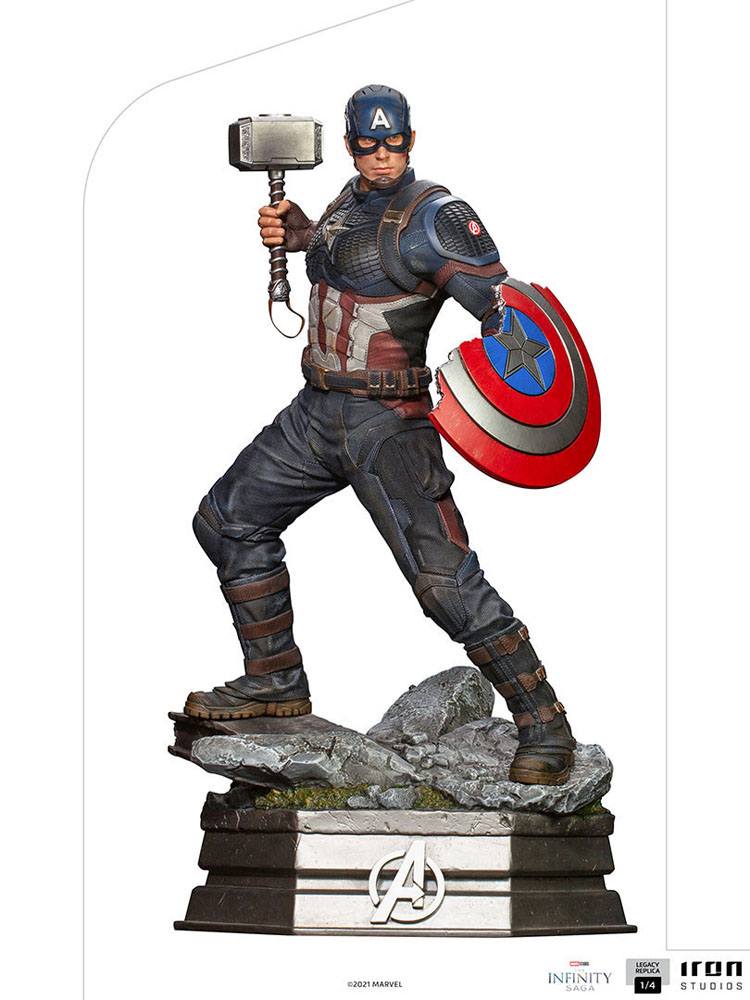 Avengers Infinity Saga Legacy Replica Statue 1/4 Captain America 56 cm