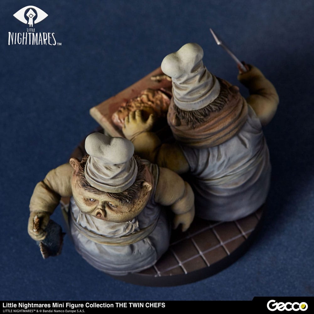 Little Nightmares Mini Figure Collection PVC Statue The Twin Chefs 7 cm