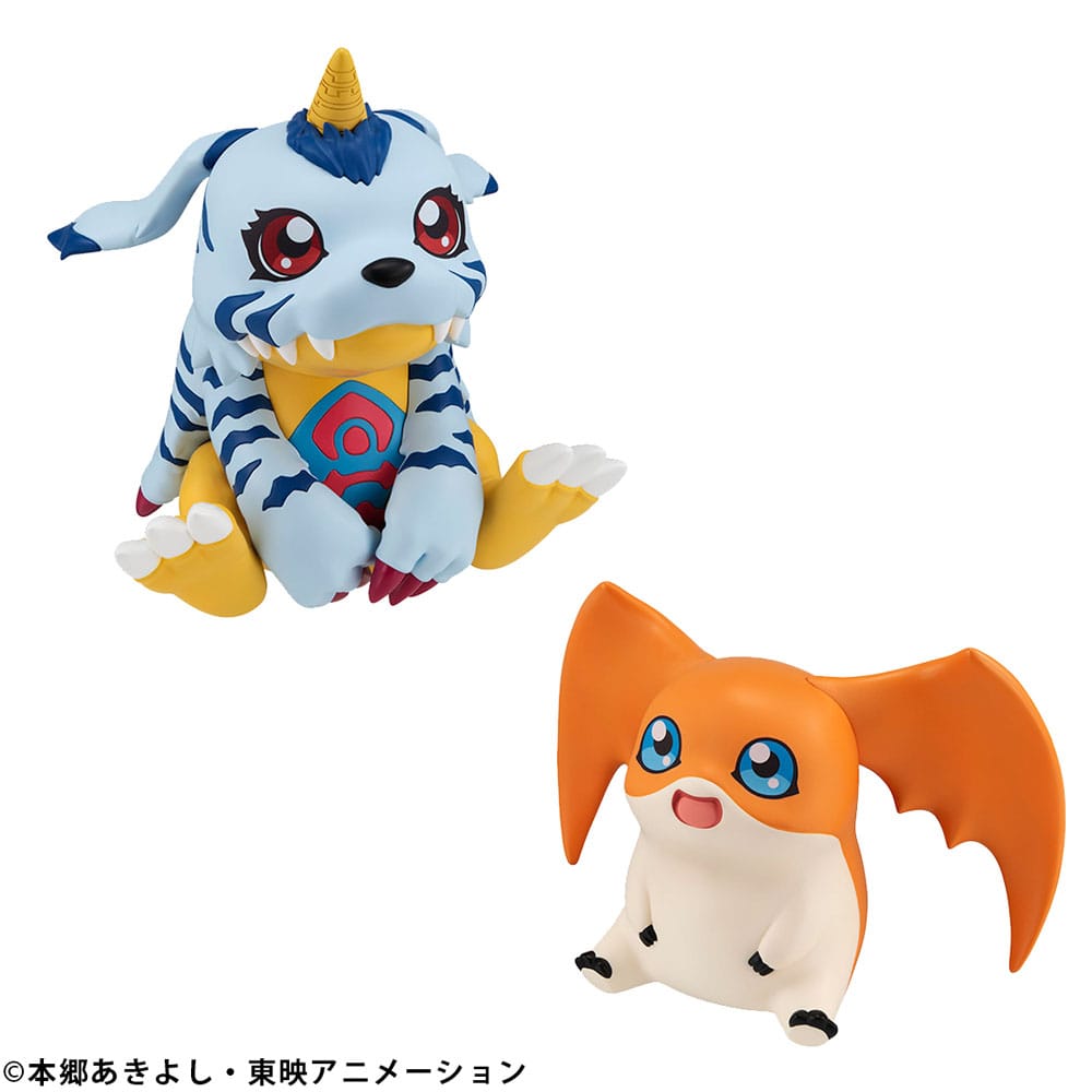 Digimon Adventure Look Up PVC Statues Gabumon&amp;Patamon set 11 cm