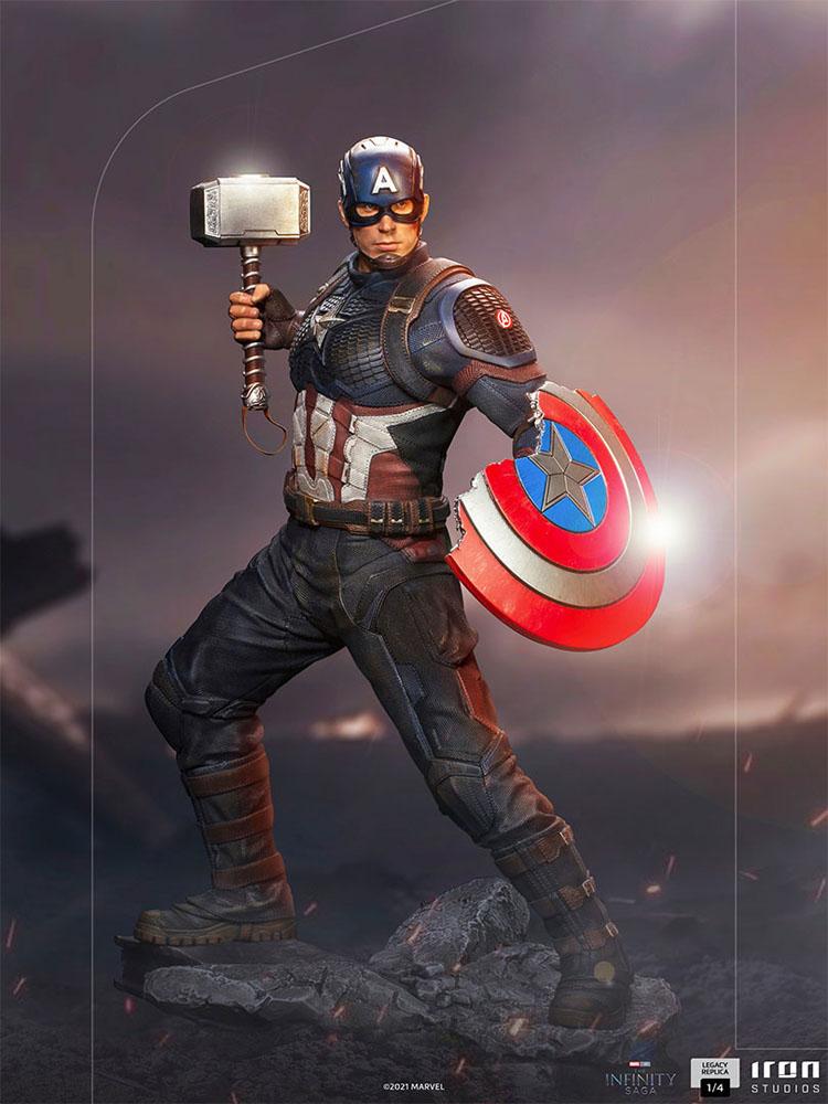 Avengers Infinity Saga Legacy Replica Statue 1/4 Captain America 56 cm