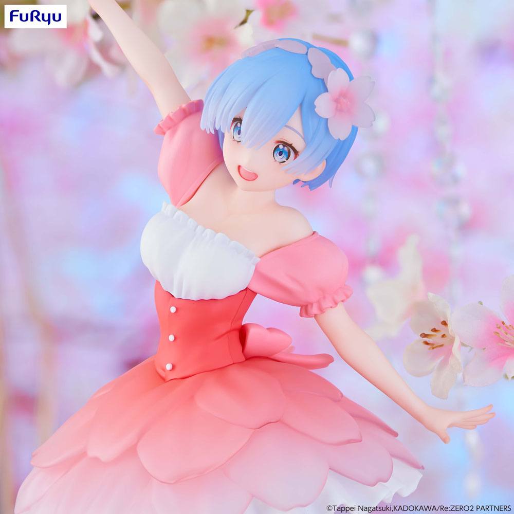 Re: Zero Trio-Try-iT PVC Statue Rem /Cherry Blossoms 21 cm