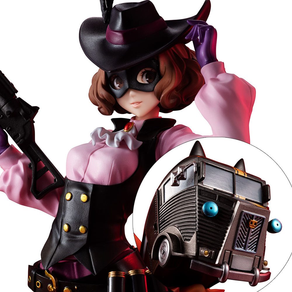 Persona 5 Royal Lucrea PVC Statue Noir (Haru Okumura) &amp; Morgana Car 24 cm
