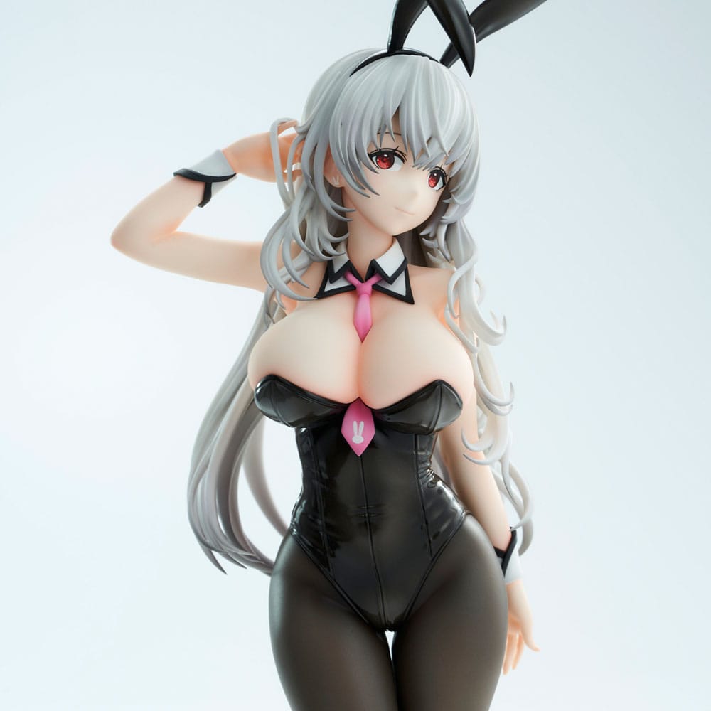 Haori Io Illustration PVC Statue White-haired Bunny 29 cm