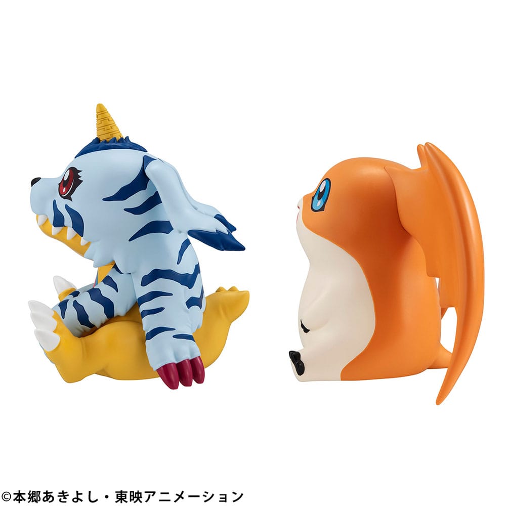 Digimon Adventure Look Up PVC Statues Gabumon&amp;Patamon set 11 cm