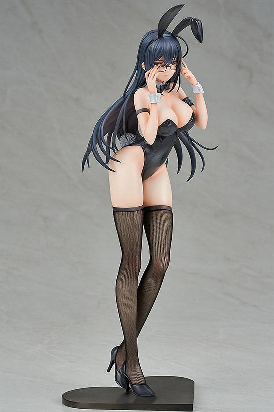 Ikomochi Original Character Statues 1/6 Black Bunny Aoi &amp; White Bunny Natsume 30 - 31 cm