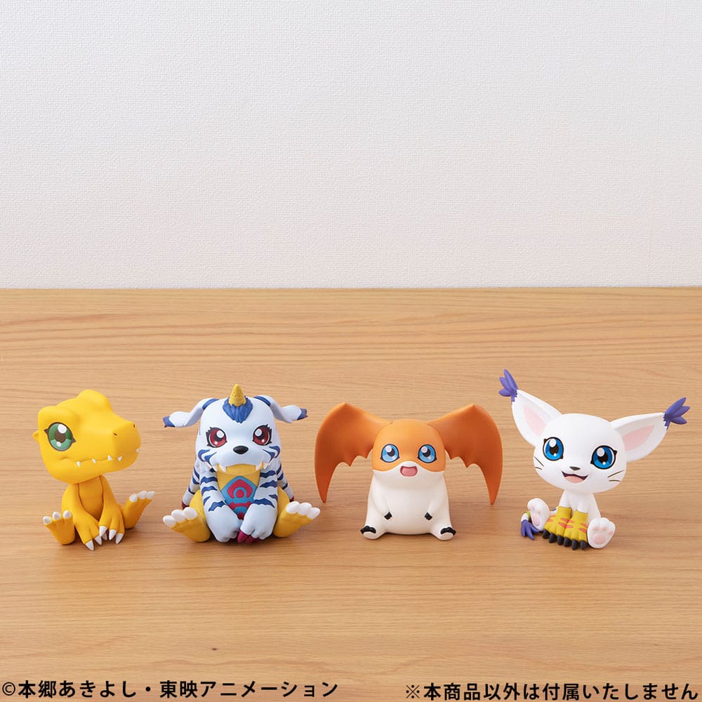 Digimon Adventure Look Up PVC Statues Gabumon&amp;Patamon set 11 cm
