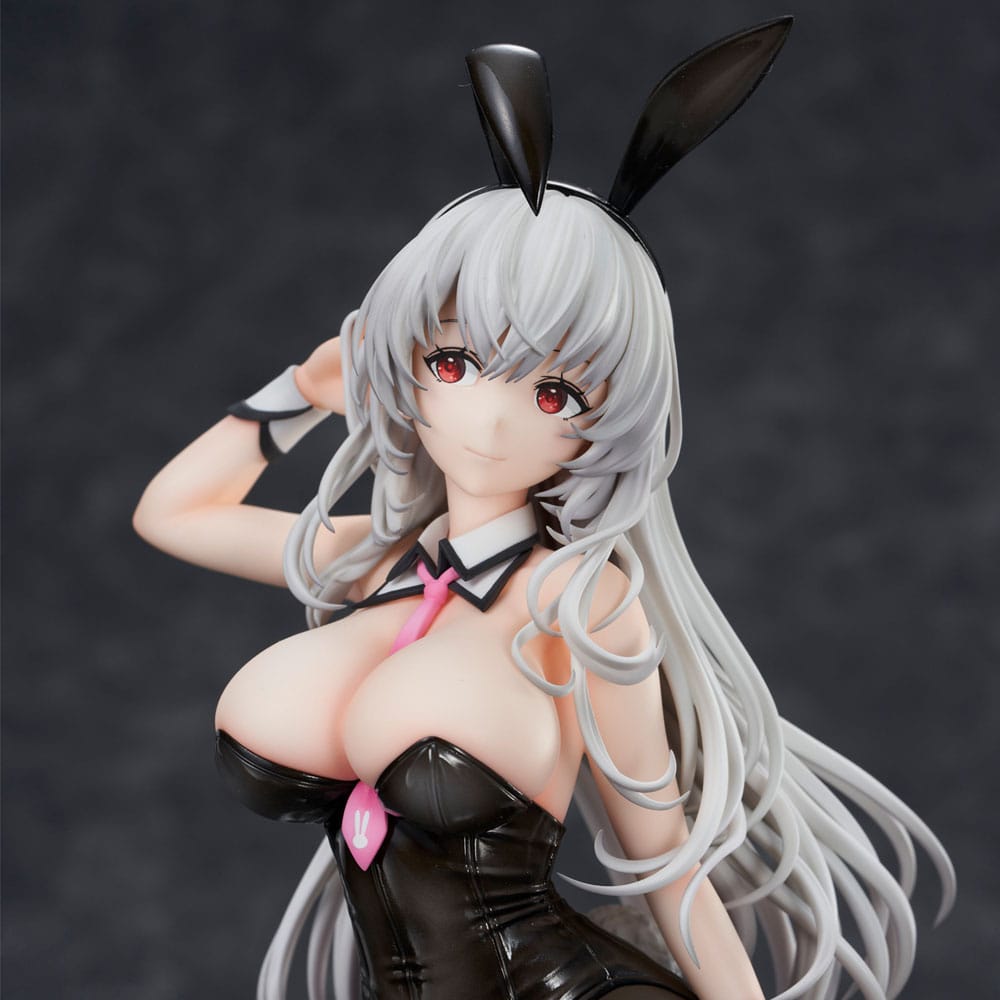 Haori Io Illustration PVC Statue White-haired Bunny 29 cm