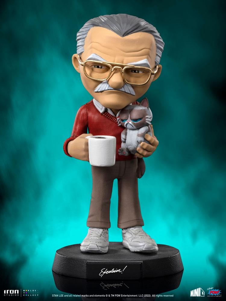 Stan Lee Mini Co. PVC Figure Stan Lee with Grumpy Cat 14 cm