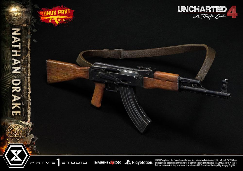Uncharted 4: A Thief&#39;s End Ultimate Premium Masterline Statue 1/4 Nathan Drake Deluxe Bonus Version 69 cm