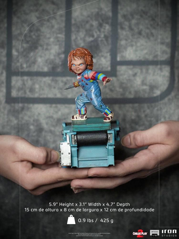 Child&#39;s Play 2 Art Scale Statue 1/10 Chucky 15 cm