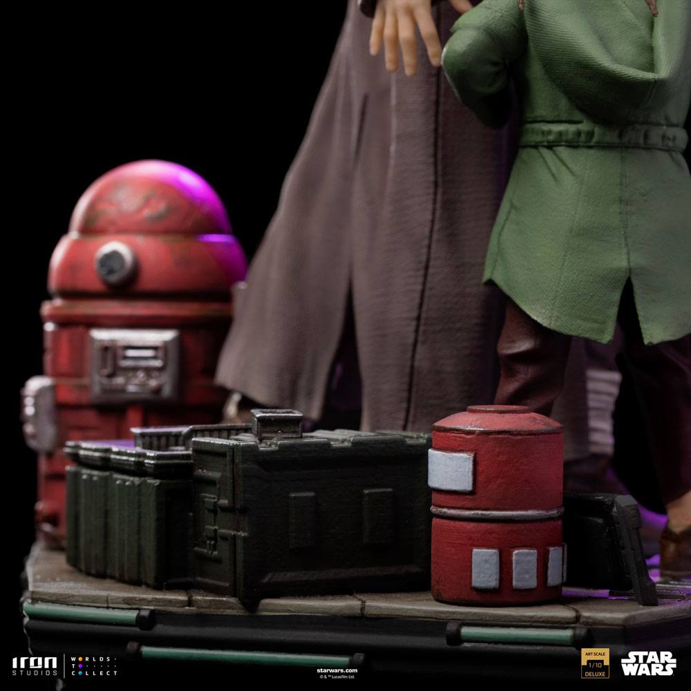 Star Wars: Obi-Wan Kenobi Deluxe Art Scale Statue 1/10 Obi-Wan &amp; Young Leia 20 cm