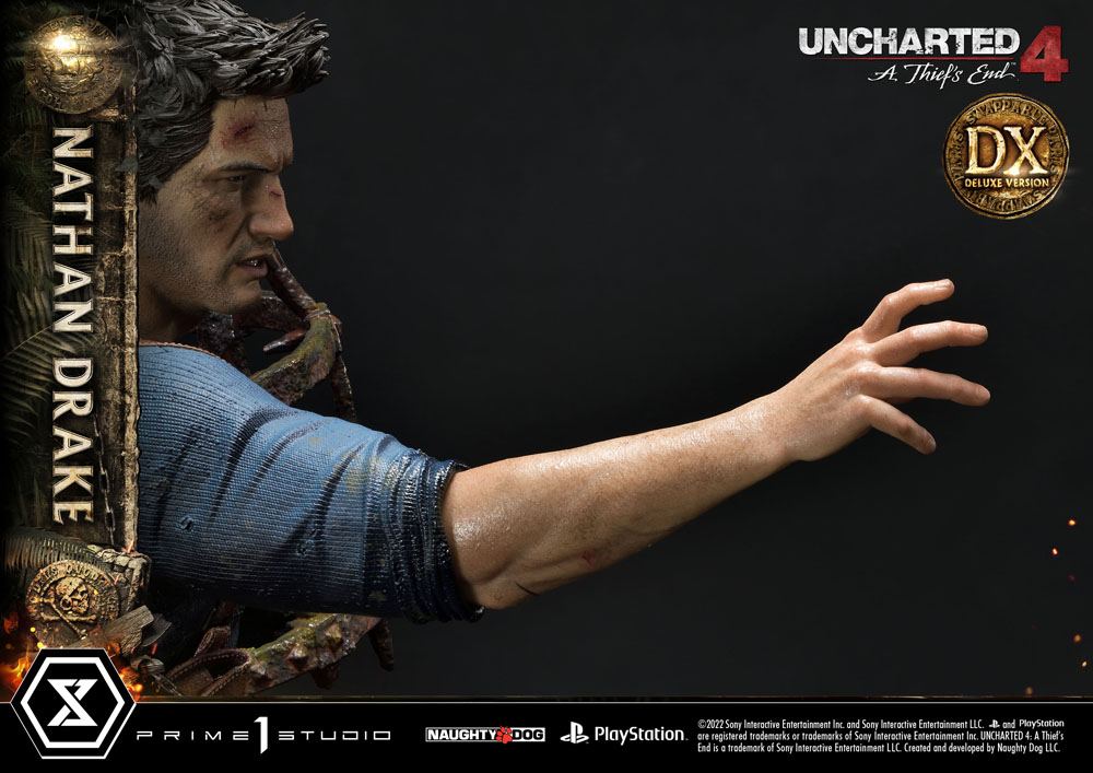 Uncharted 4: A Thief&#39;s End Ultimate Premium Masterline Statue 1/4 Nathan Drake Deluxe Bonus Version 69 cm
