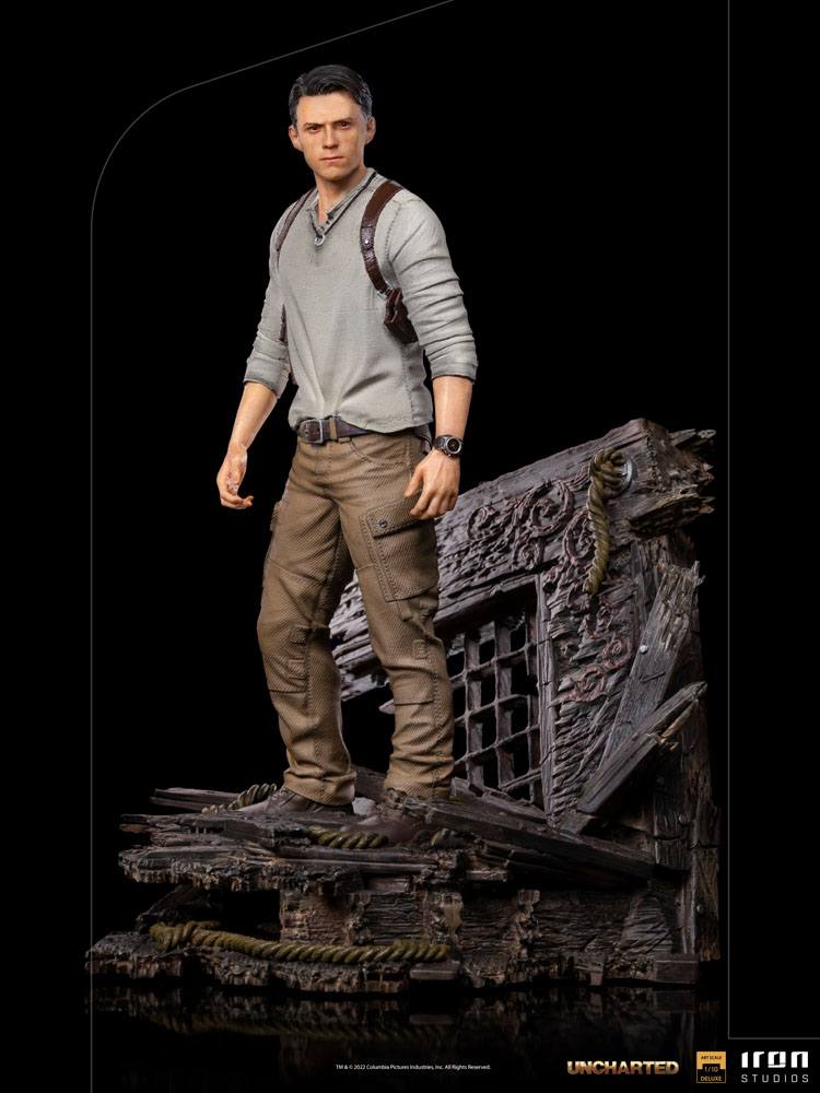 Uncharted Movie Deluxe Art Scale Statue 1/10 Nathan Drake 22 cm
