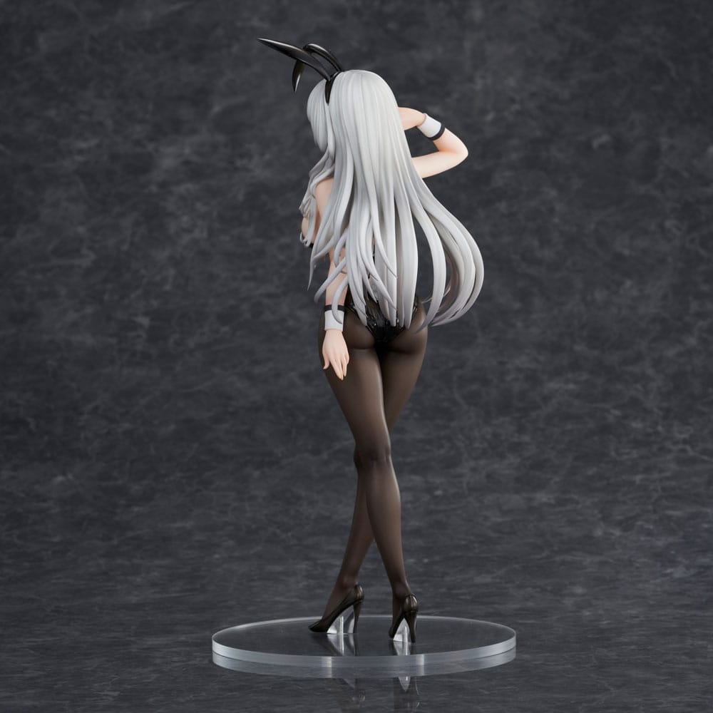 Haori Io Illustration PVC Statue White-haired Bunny 29 cm