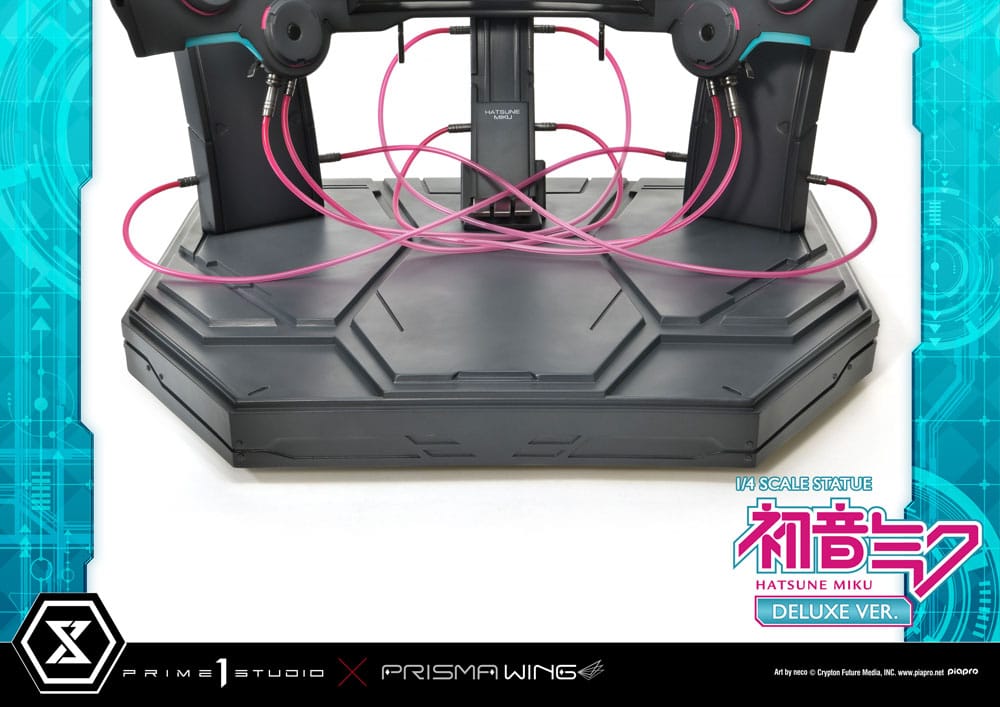 Hatsune Miku Prisma Wing PVC Statue 1/4 Hatsune Miku Art by neco Deluxe Bonus 46 cm