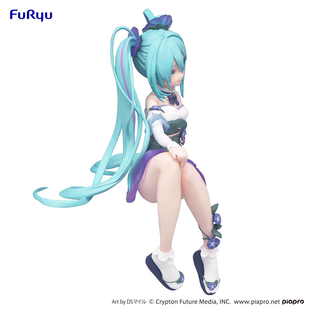 Hatsune Miku Noodle Stopper PVC Statue Miku Flower Fairy Morning Glory 14 cm