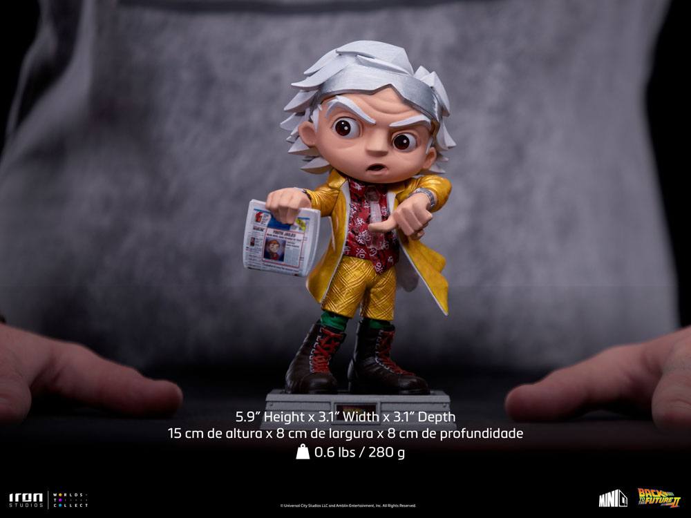Back to the Future II Mini Co. PVC Figure Doc Brown 15 cm