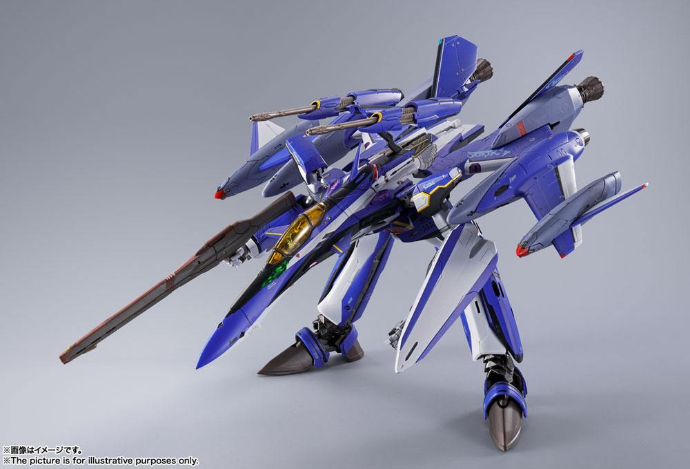 Macross Movie: Absolut Live DX Chogokin Diecast Action Figure YF-29 Durandal (Maximilian Genius) Full Set Pack 22 cm