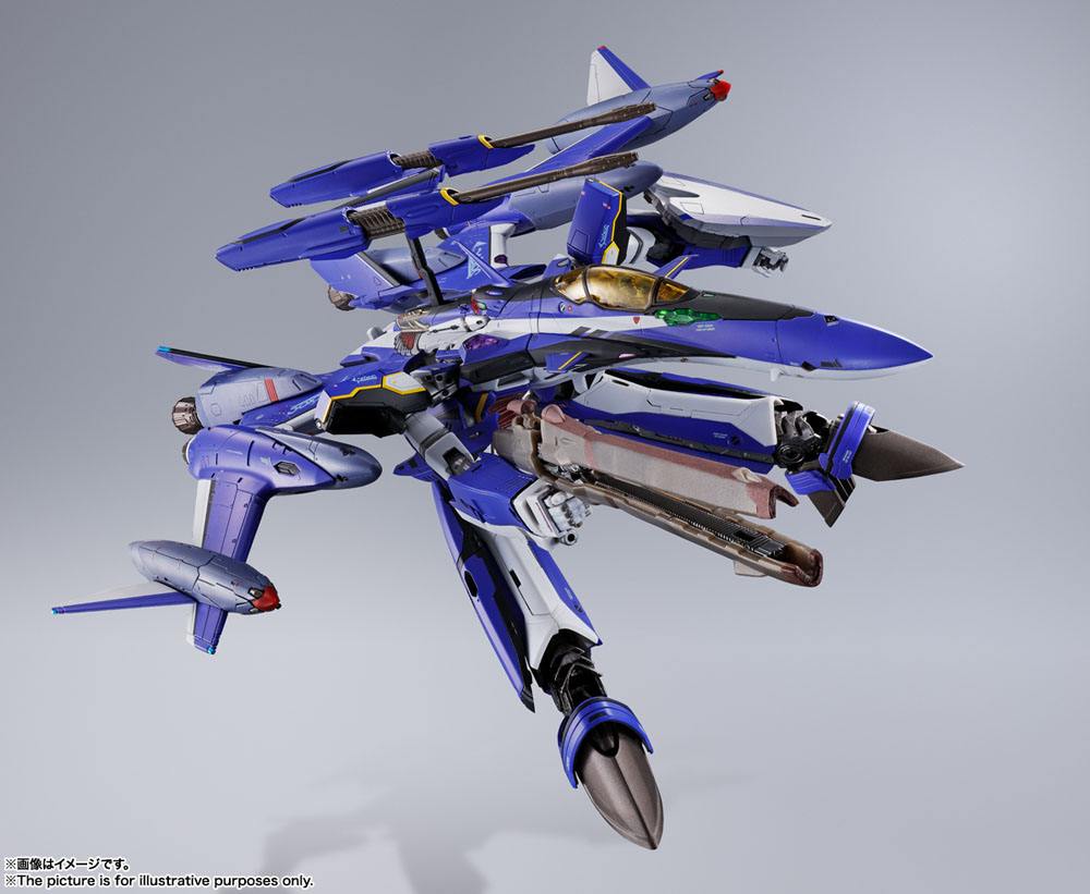Macross Movie: Absolut Live DX Chogokin Diecast Action Figure YF-29 Durandal (Maximilian Genius) Full Set Pack 22 cm