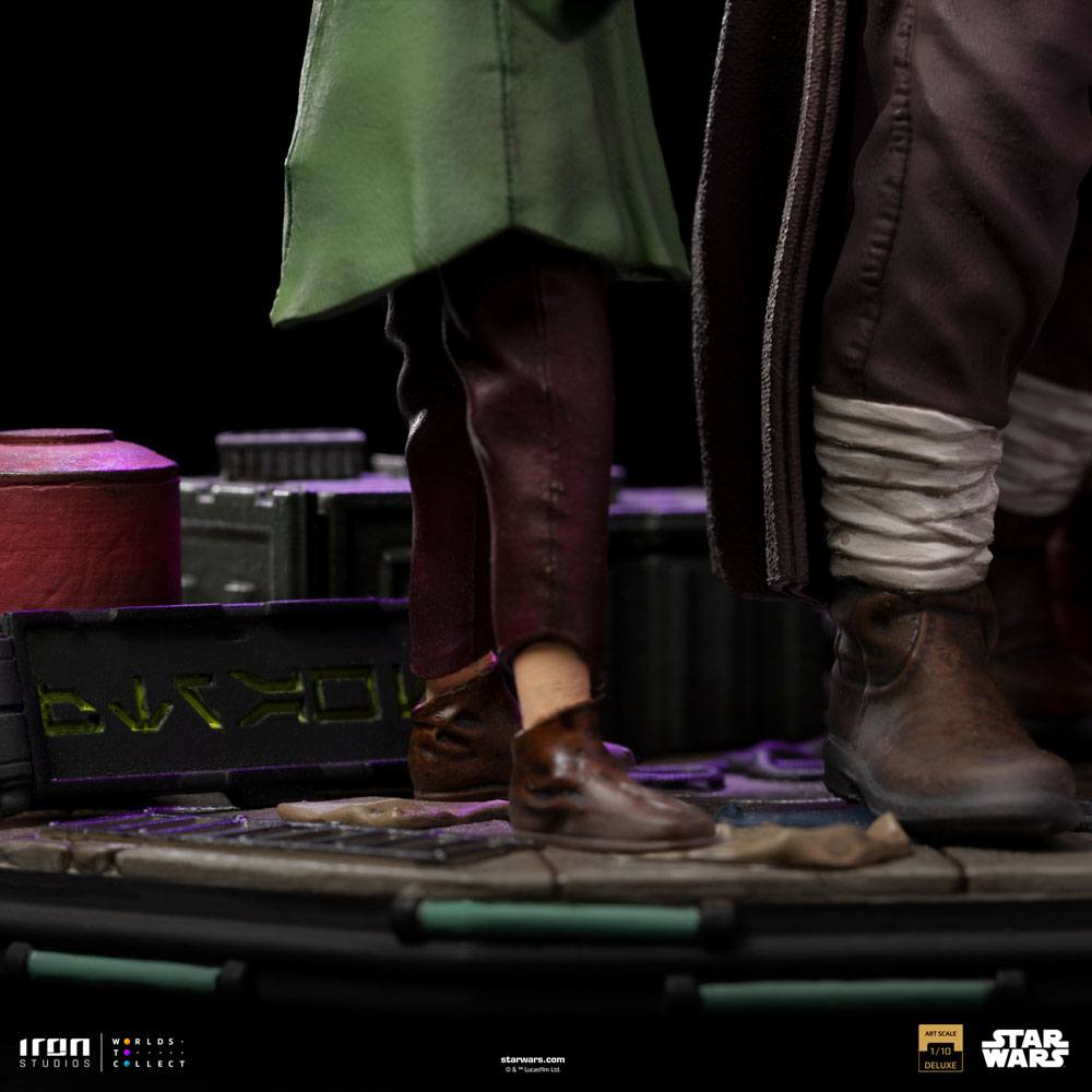 Star Wars: Obi-Wan Kenobi Deluxe Art Scale Statue 1/10 Obi-Wan &amp; Young Leia 20 cm