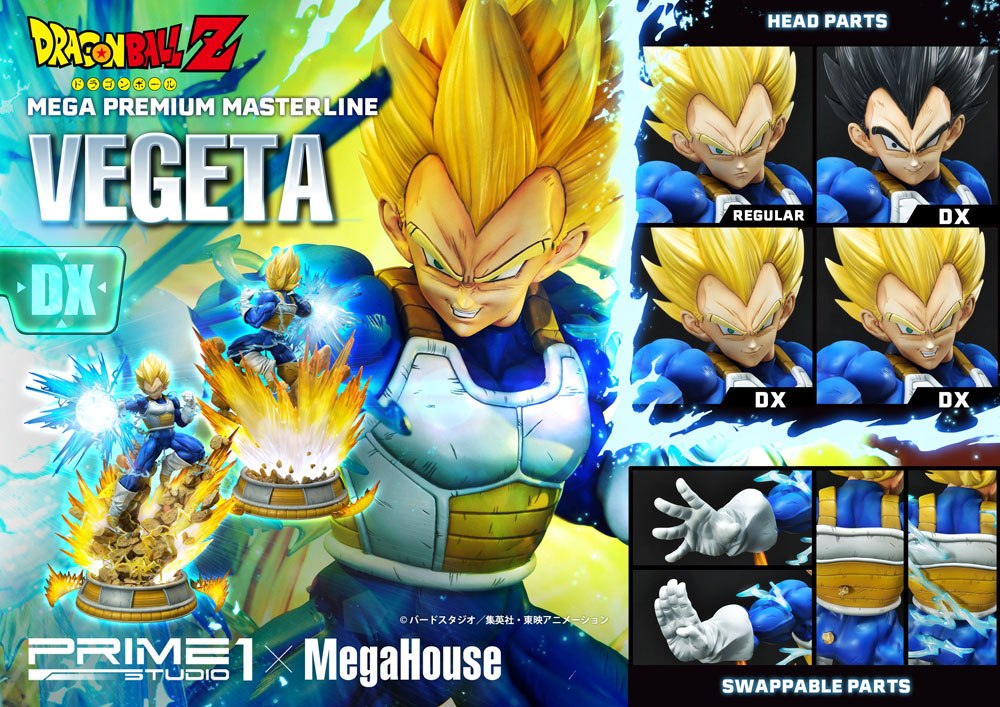 Dragon Ball Z Statue 1/4 Super Saiyan Vegeta Deluxe Version 64 cm