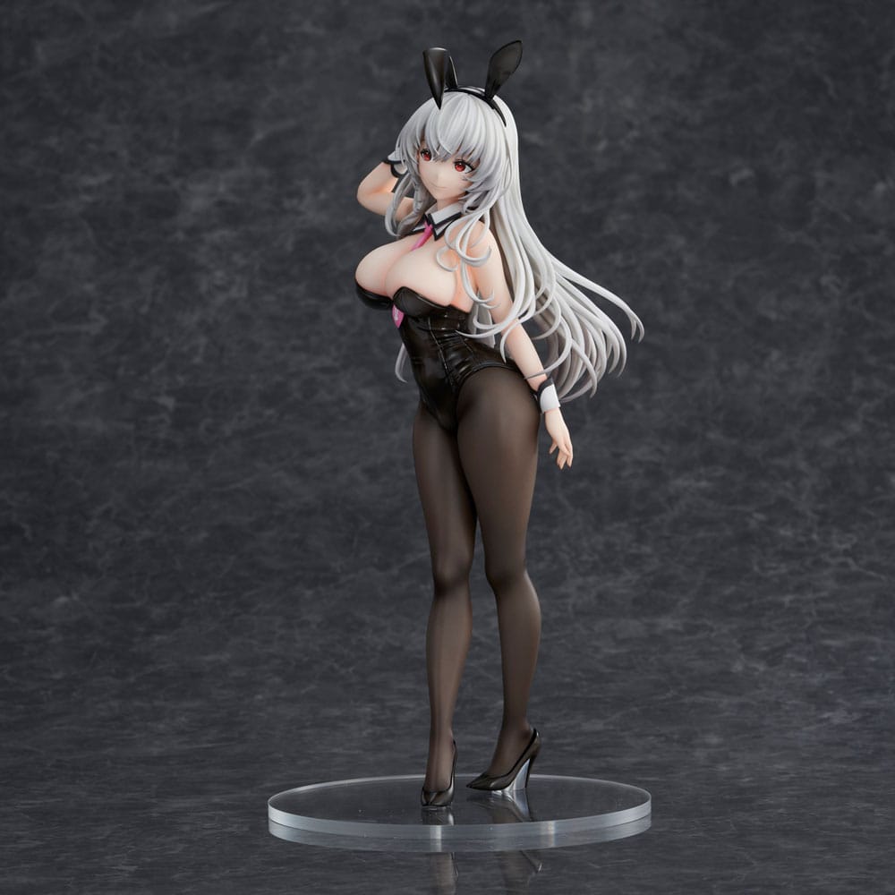 Haori Io Illustration PVC Statue White-haired Bunny 29 cm