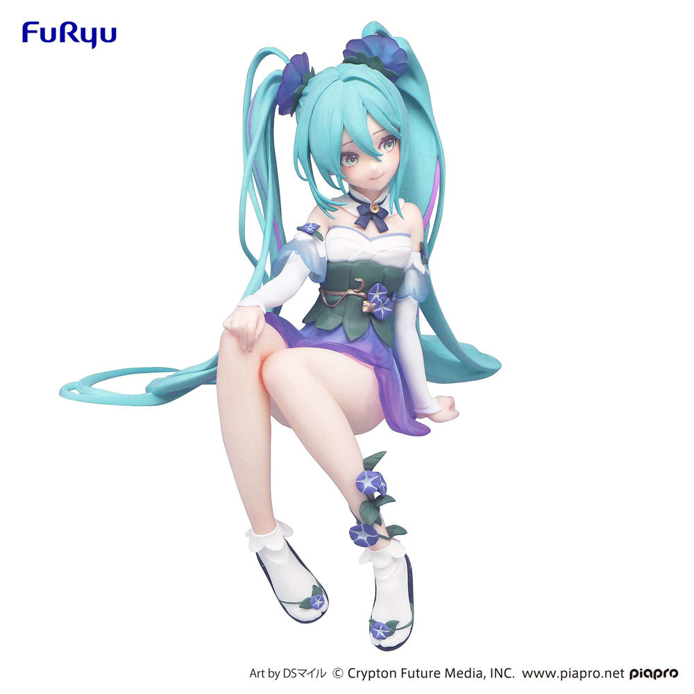 Hatsune Miku Noodle Stopper PVC Statue Miku Flower Fairy Morning Glory 14 cm