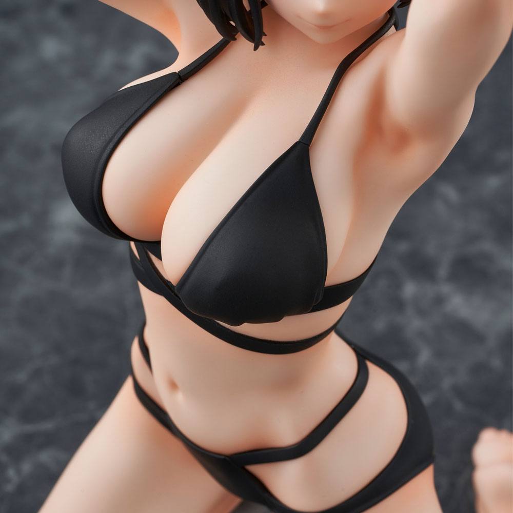 Ganbare Douki-chan PVC Statue Senpai-san Swimsuit Style 22 cm