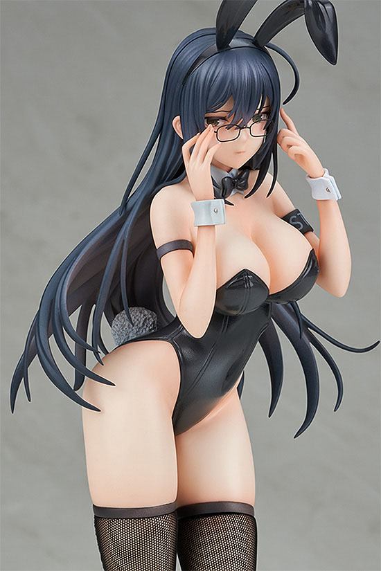 Ikomochi Original Character Statues 1/6 Black Bunny Aoi &amp; White Bunny Natsume 30 - 31 cm