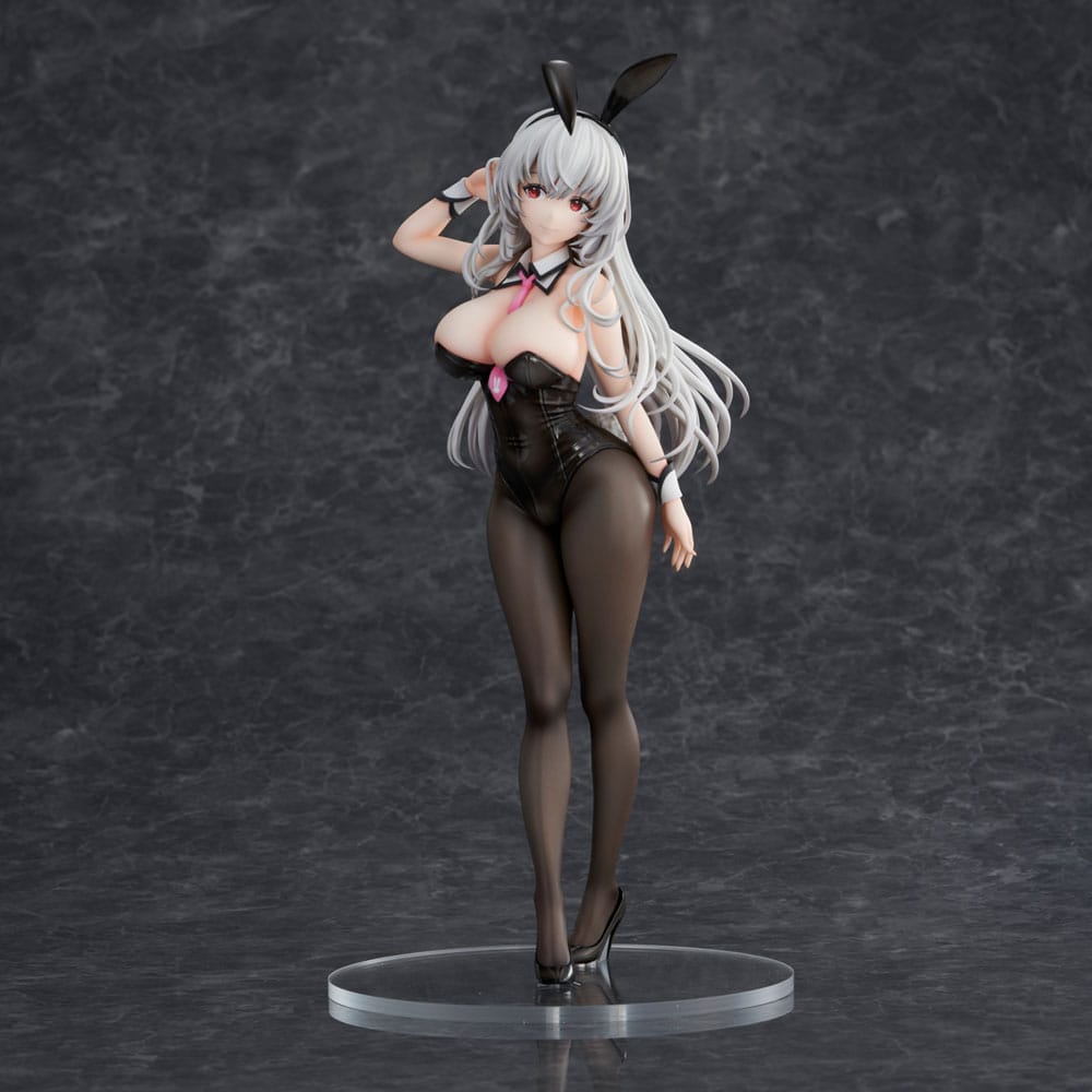 Haori Io Illustration PVC Statue White-haired Bunny 29 cm