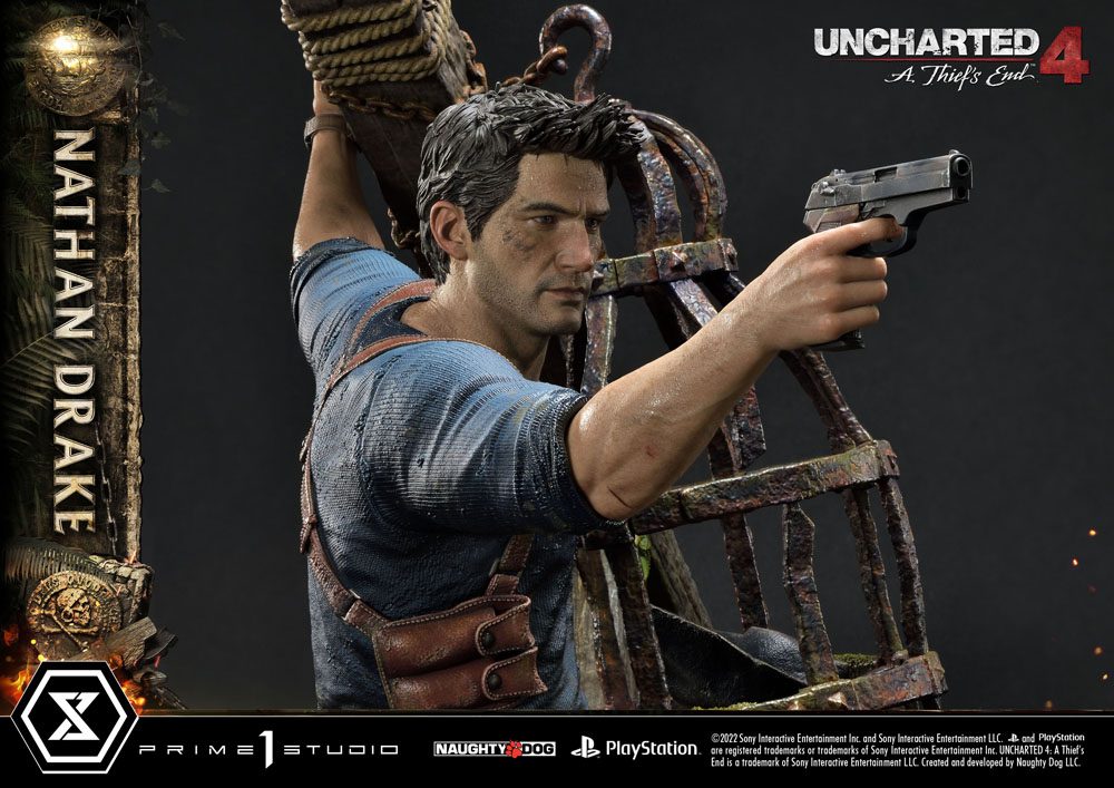 Uncharted 4: A Thief&#39;s End Ultimate Premium Masterline Statue 1/4 Nathan Drake 69 cm