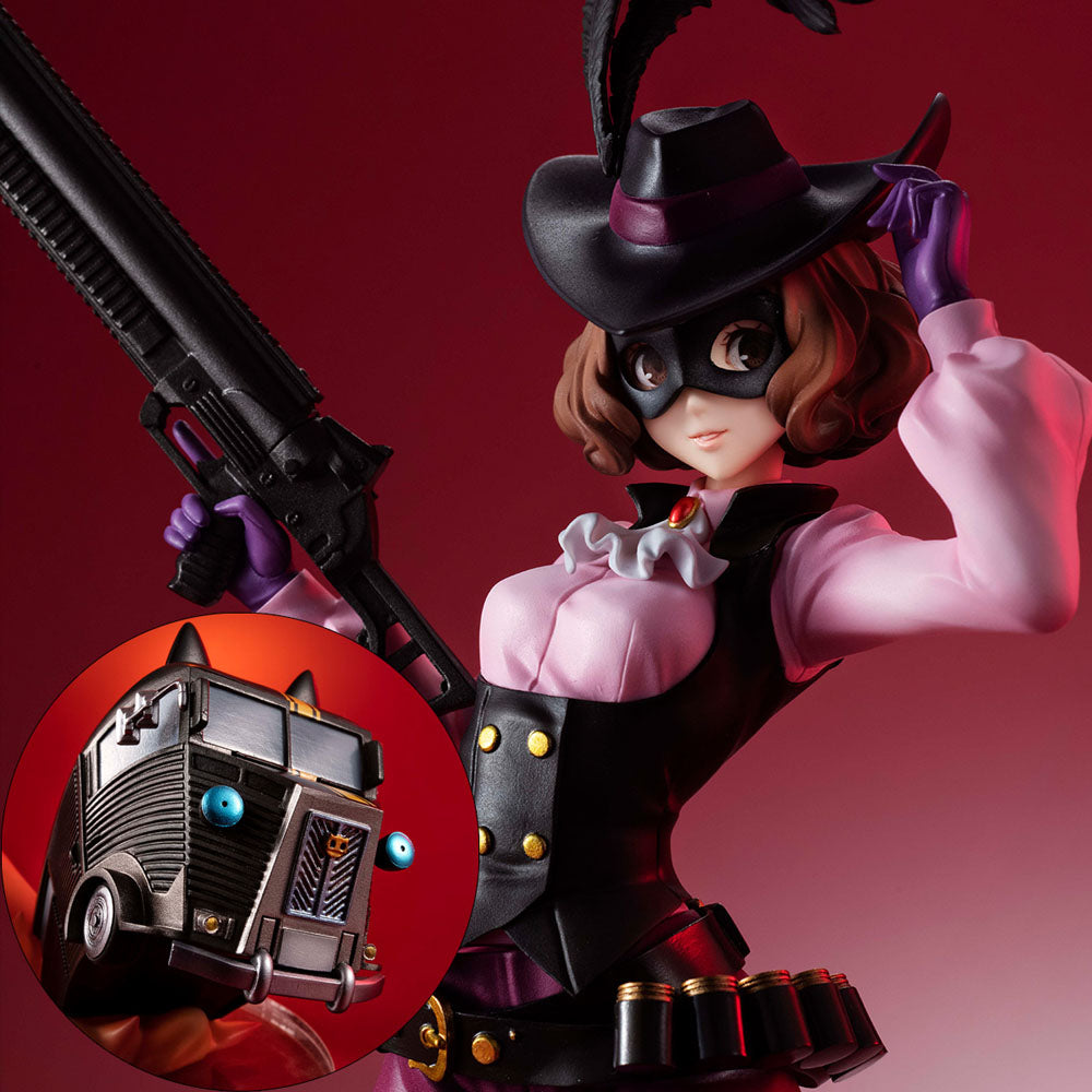 Persona 5 Royal Lucrea PVC Statue Noir (Haru Okumura) &amp; Morgana Car 24 cm
