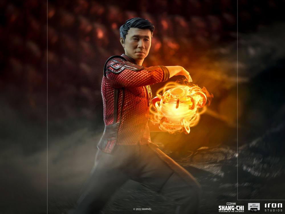 Shang-Chi and the Legend of the Ten Rings BDS Art Scale Statue 1/10 Shang-Chi &amp; Morris 19 cm
