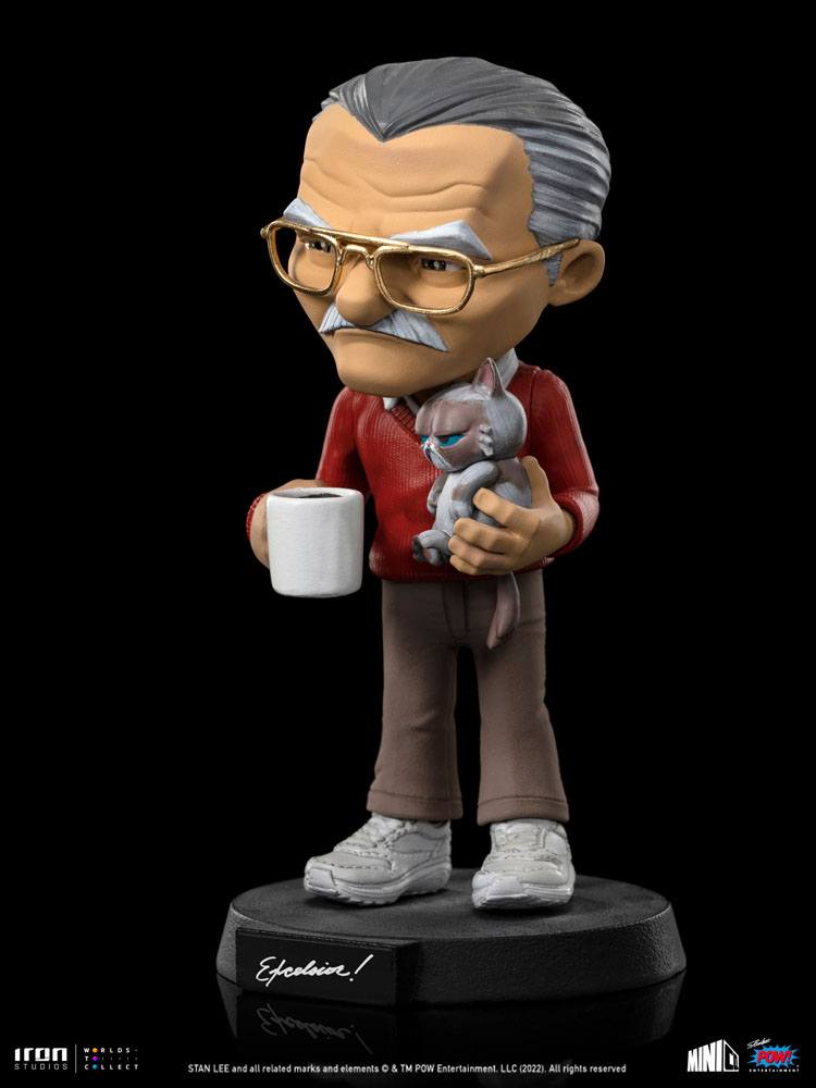 Stan Lee Mini Co. PVC Figure Stan Lee with Grumpy Cat 14 cm