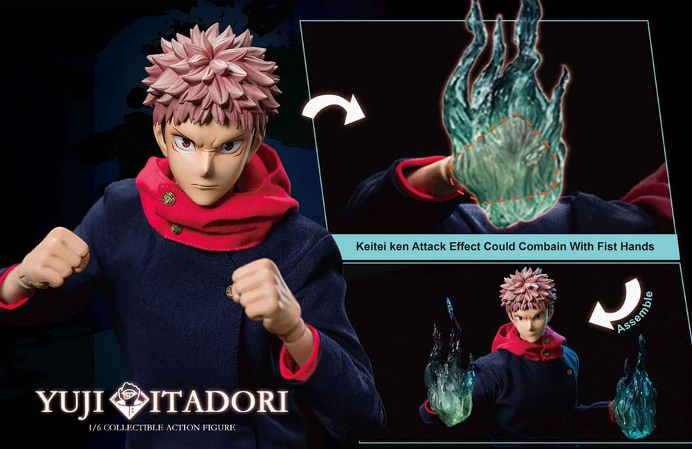 Jujutsu Kaisen Action Figure 1/6 Yuji Itadori 30 cm