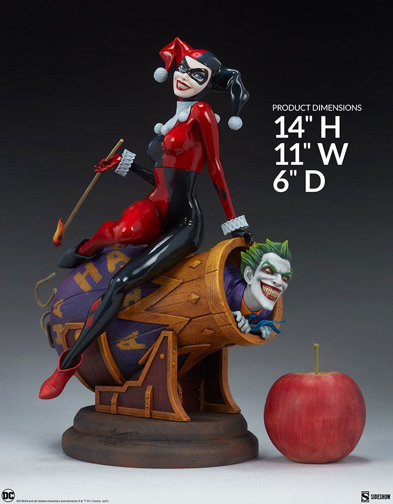 DC Comics Diorama Harley Quinn and The Joker 35 cm