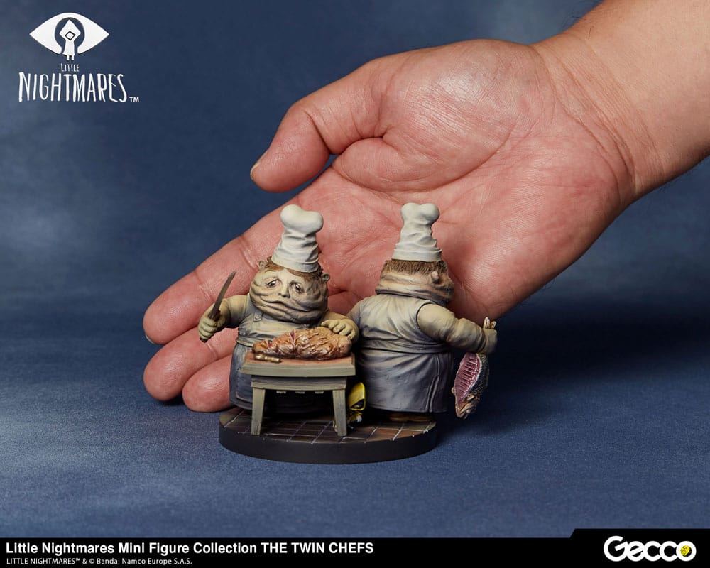 Little Nightmares Mini Figure Collection PVC Statue The Twin Chefs 7 cm