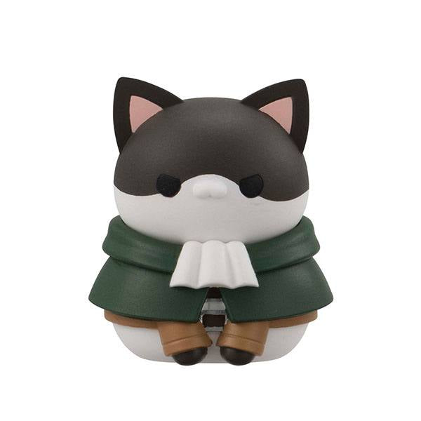 Attack on Titan Mega Cat Project Trading Figure 3 cm Gathering Scout Regiment danyan! Assortment (8)