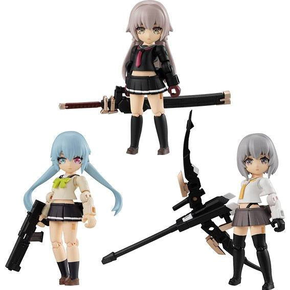 Heavily Armed High School Girls Desktop Army Figures 8 cm Assortment Team 1 (3)