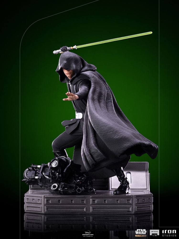 Star Wars The Mandalorian BDS Art Scale Statue 1/10 Luke Skywalker Combat Version 24 cm