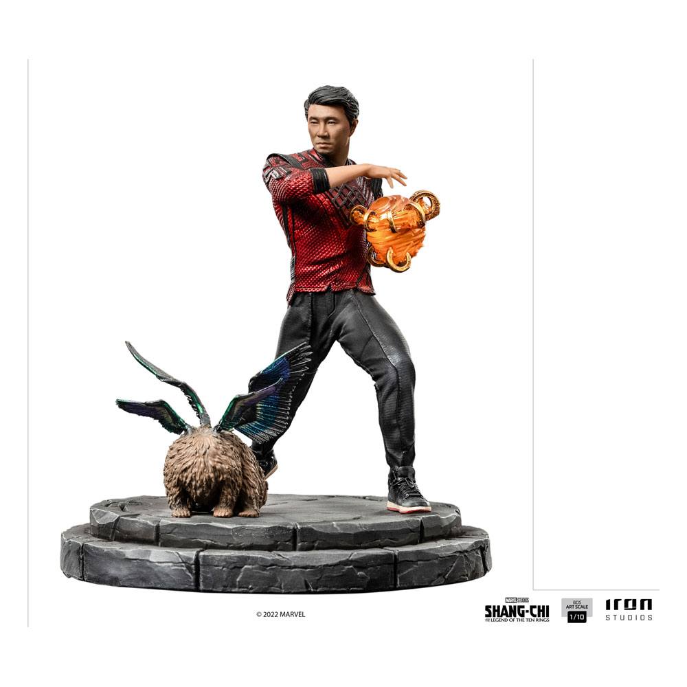 Shang-Chi and the Legend of the Ten Rings BDS Art Scale Statue 1/10 Shang-Chi &amp; Morris 19 cm