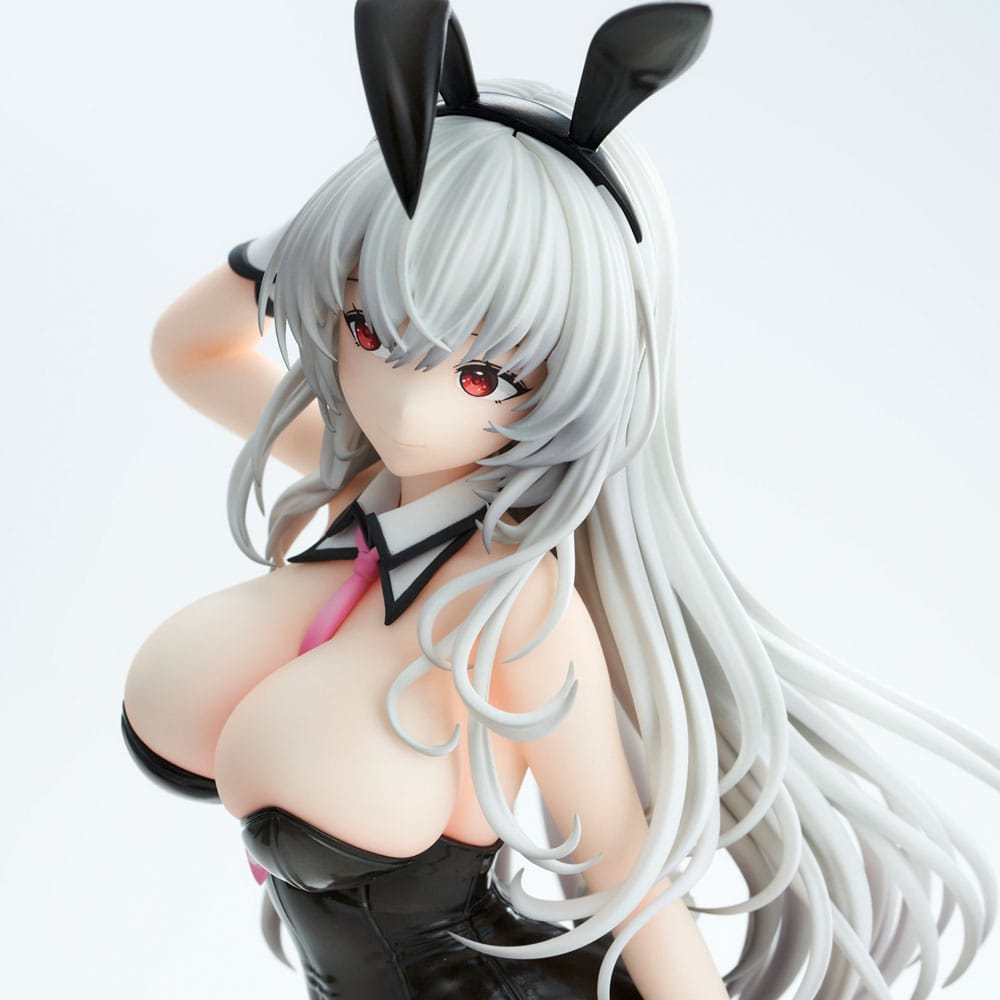 Haori Io Illustration PVC Statue White-haired Bunny 29 cm