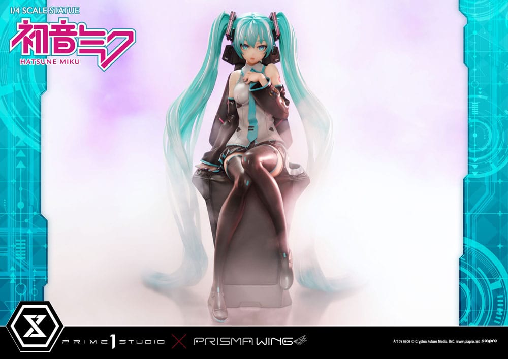 Hatsune Miku Prisma Wing PVC Statue 1/4 Hatsune Miku Art by neco 34 cm