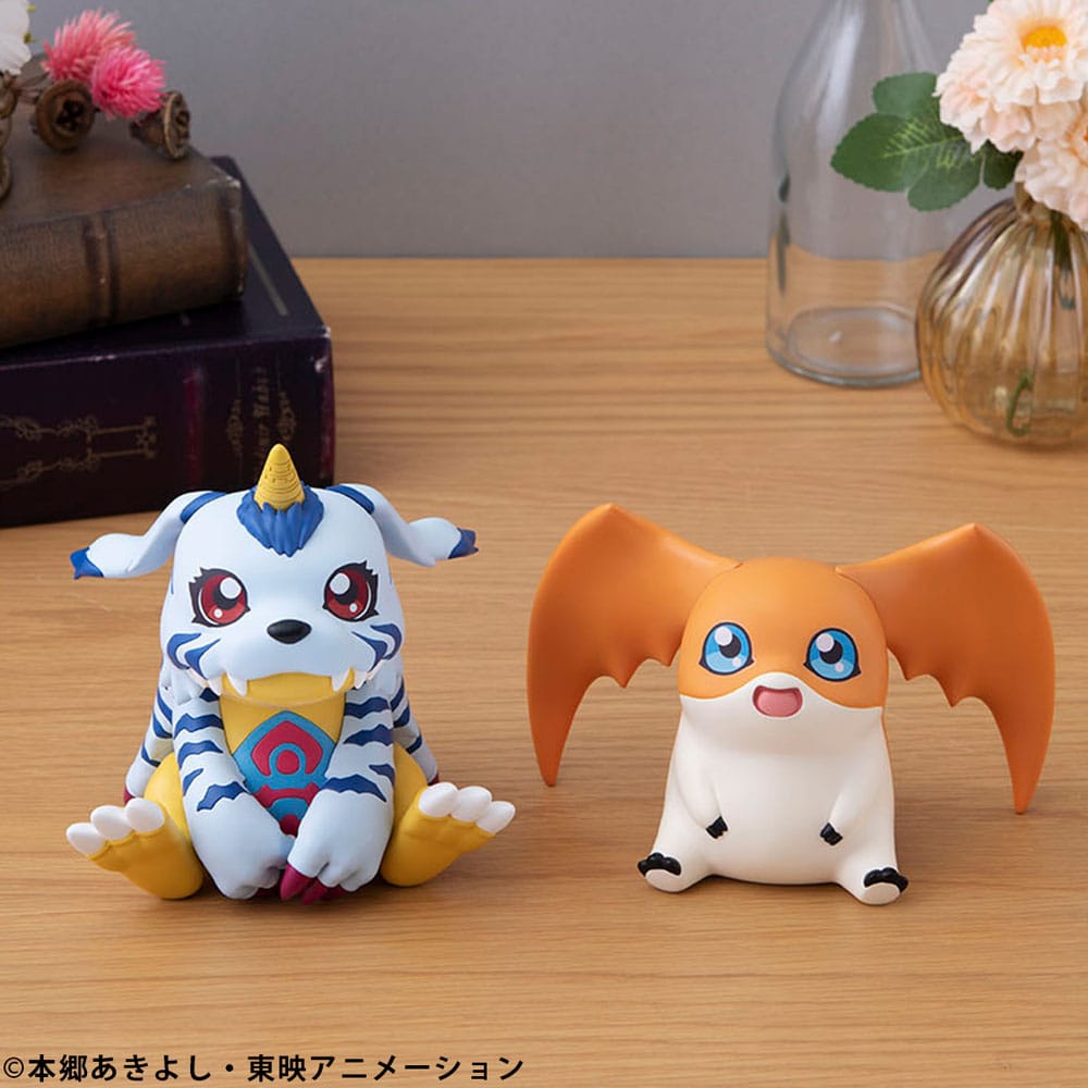 Digimon Adventure Look Up PVC Statues Gabumon&amp;Patamon set 11 cm