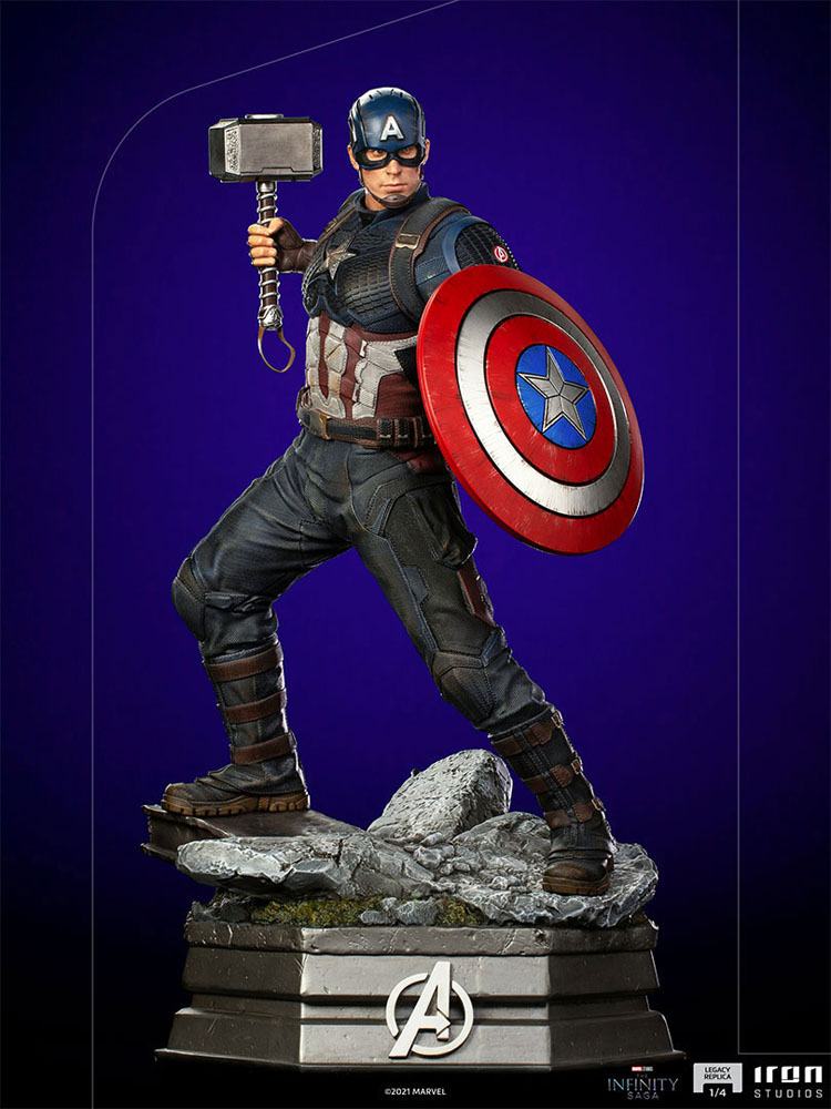 Avengers Infinity Saga Legacy Replica Statue 1/4 Captain America 56 cm