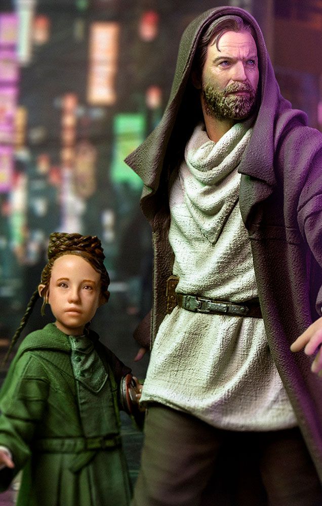 Star Wars: Obi-Wan Kenobi Deluxe Art Scale Statue 1/10 Obi-Wan &amp; Young Leia 20 cm
